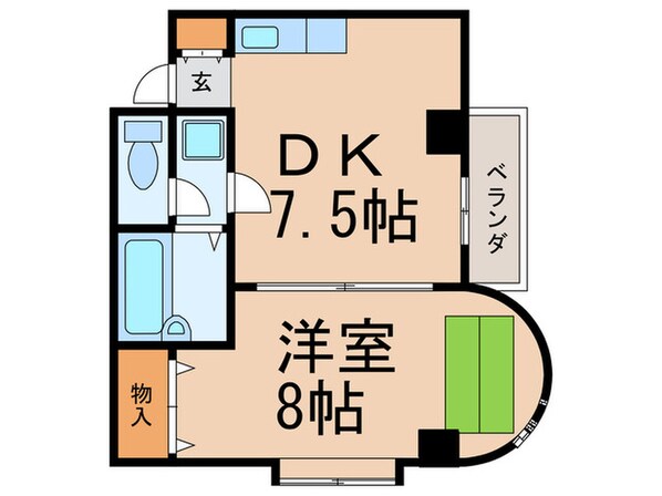 ラシーヌ杭全の物件間取画像